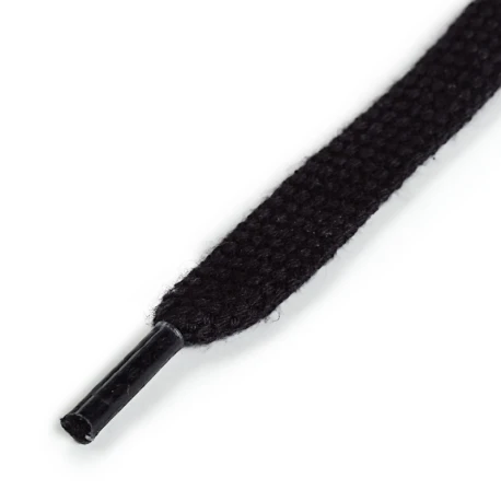 Stringhe piatte per scarpe 180 cm x 8 mm Nero - 974750 Prym