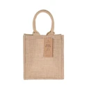 Jute Petit Bag to personalise and decorate 21 x 23cm