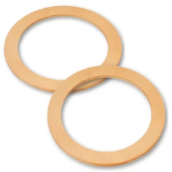Round bag handles made of light wood 16 cm wide and 2 cm thick - 2 pieces