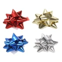 Coccarde adesive 38mm per decorare pacchi e pacchetti 12 pezzi assortiti
