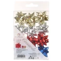 38 mm adhesive rosettes for decorating parcels and packages 12 assorted pieces