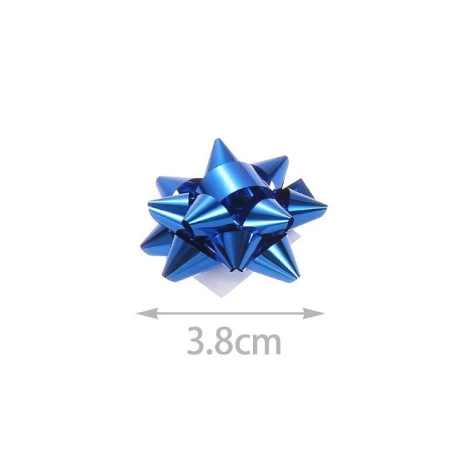 Coccarde adesive 38mm per decorare pacchi e pacchetti 12 pezzi assortiti