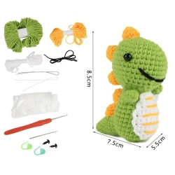 Rex the Dinosaur Set for making a complete amigurumi