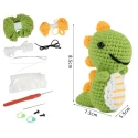 Rex the Dinosaur Set for making a complete amigurumi