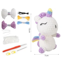 Kit Unicorno Set per realizzare un amigurumi completo