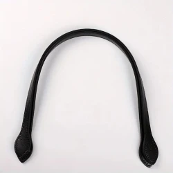 Black faux leather bag handles 60cm ideal for carrying on the shoulder 2
