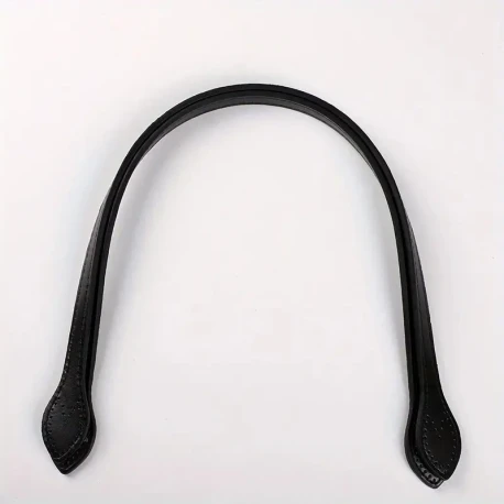 Manici per borse in eco pelle nera 60cm ideali da portare a spalla