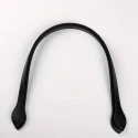 Black faux leather bag handles 60cm ideal for carrying on the shoulder