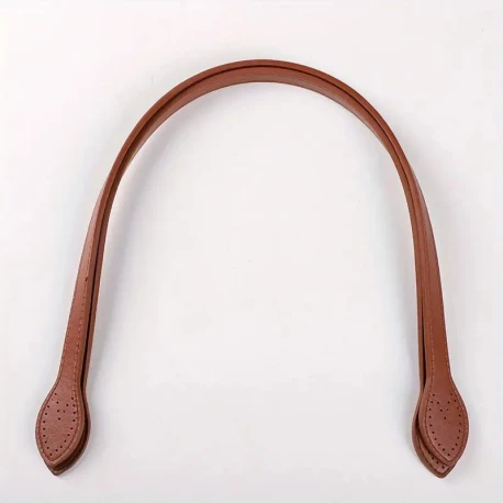 Manici per borse in eco pelle marrone 60cm ideali da portare a spalla