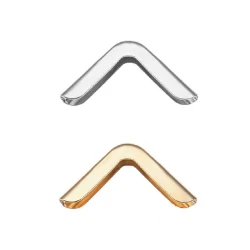 Smooth metal corners for finishing bag corners Set 12 pieces