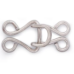 Hooks and Eyelets for Busts SILVER No.13 - 261550 Prym