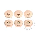 Chiusura magnetica Argento o Oro diametro 18mm - confezione 4 pezzi
