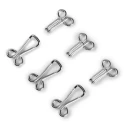 Ganci ed Occhielli per Giubbe ARGENTO No.9 - 261457 Prym