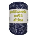 Flawless Lycra Soft Shine Glitter ribbon for crochet bags, 400g spool - silver blue PL7000 Mas