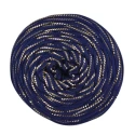 Fettuccia in Lycra Soft Shine Glitter senza imperfezioni per borse all'uncinetto rocca da 400gr - blu oro PL7000 Mas
