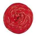 Fettuccia in Lycra Soft Shine Glitter senza imperfezioni per borse all'uncinetto rocca da 400gr - rosso oro PL7000 Mas
