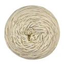Flawless Lycra Soft Shine Glitter ribbon for crochet bags, 400g spool - cream gold PL7000 Mas
