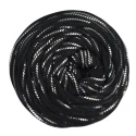 Flawless Soft Shine Glitter Lycra ribbon for crochet bags, 400g spool - silver black PL7000 Mas