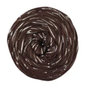 Flawless Lycra Soft Shine Glitter ribbon for crochet bags, 400g spool - silver brown PL7000 Mas
