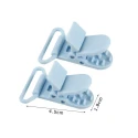 Dummy clip in light blue, for creating and customising a unique dummy holder for your baby