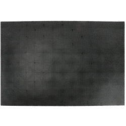 Black canvas net for crochet bags 50x33cm with 2.5mm hole
