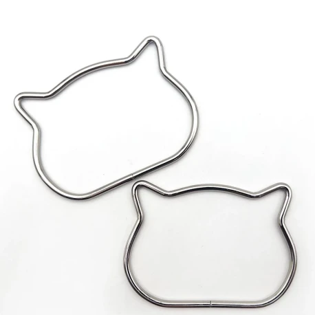 Cat handles for metal bags 11 cm - 2 pieces