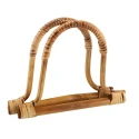 Mature wicker arch handles for handmade crochet bags