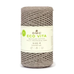 Cordino Eco Vita 4 DMC per macramè e borse all'uncinetto rocca da 250gr. 2
