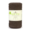 Cordino Eco Vita 4 DMC per macramè e borse all'uncinetto rocca da 250gr. colore marrone noce 112