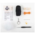 Pip the Penguin kit - amigurumi keychain in gift box