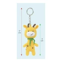 Kit Gigi la giraffa Set per realizzare un amigurumi portachiavi