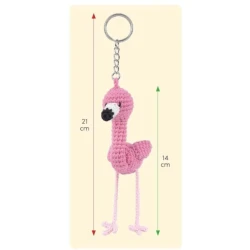 Kit Flo il fenicottero Set per realizzare un amigurumi portachiavi - A28C12-XS Anchor 2