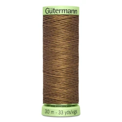 Gutermann Walnut 124 thread, 30 metres for buttonholes and topstitching