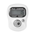 Digital ring counter with LCD display for knitting and crochet
