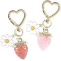 Heart-shaped metal snap hooks, elegance and functionality for bags and accessories