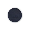 Application small round embroidered plain blue thermoadhesive patch