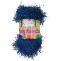Gomitolo filato effetto pelliccia ecologica per borse e accessori Yeti Chic Fur colore blu - PL5000 Mas