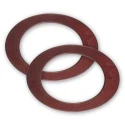 Manici per borse ovali in vero legno larghi 19 cm e alti 14 cm - 2 pezzi
