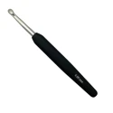 Knit Pro 6 crochet hook in aluminium with ergonomic soft handle