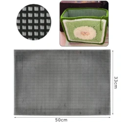 Canvas net for crocheting bags, 50x33cm with 3mm holes 2