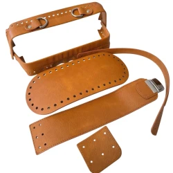 Kit Borsa Doctor in ecopelle cuoio - set completo per borse artigianali
