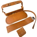 Kit Borsa Doctor in ecopelle cuoio - set completo per borse artigianali