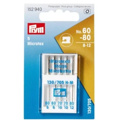 Microtex sewing machine needles, 130/705, 60-80, assorted - 152940 Prym