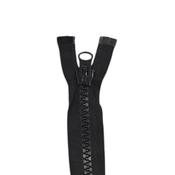 Cerniera lampo in plastica P10 carrarmato grande Zip Divisibile 80 cm