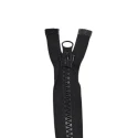 Large P10 plastic divisible zip fastener 80 cm
