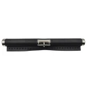 30cm tan faux leather tubular closure with silver clasp