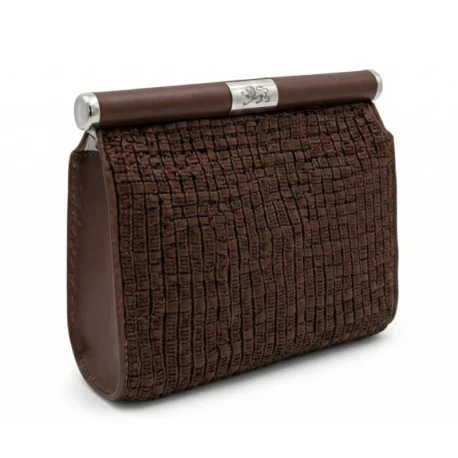 Chiusura tubolare 30cm similpelle per borse e pochette