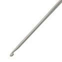 Uncinetto per lana e cotone, con parte centrale piatta 2,50mm grigio - 195136 Prym