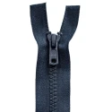 Plastic die-cast divisible zipper 100 cm P6 UV resistant