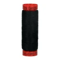 Filo per cucire a mano e a macchina in cotone 100% Tre Cerchi Rosso in colore nero spoletta da 100y